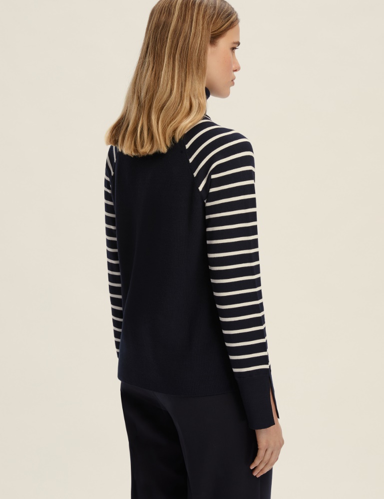 Stretch viscose sweater - Emme - 3