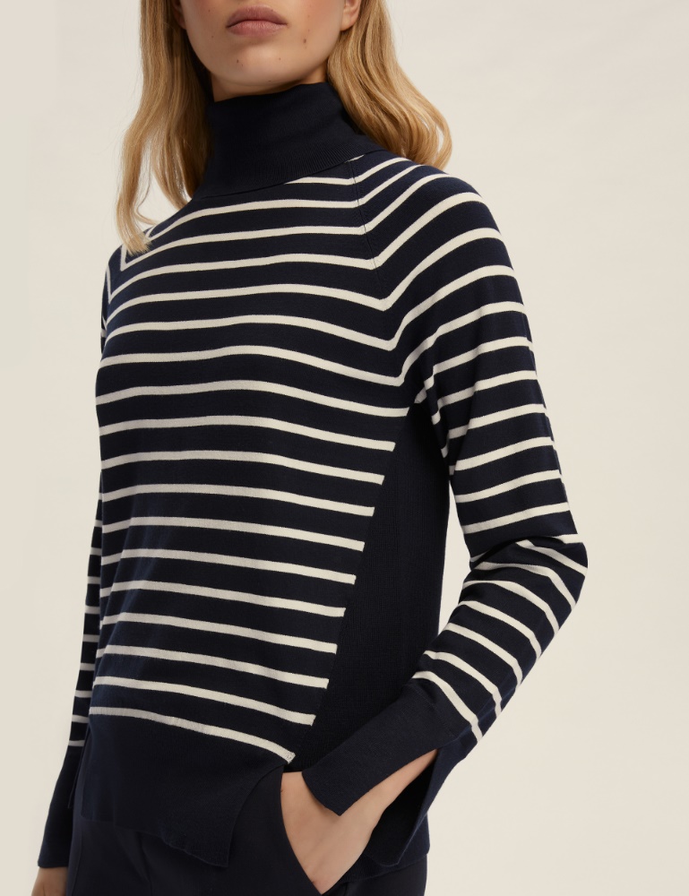 Stretch viscose sweater - Emme - 4