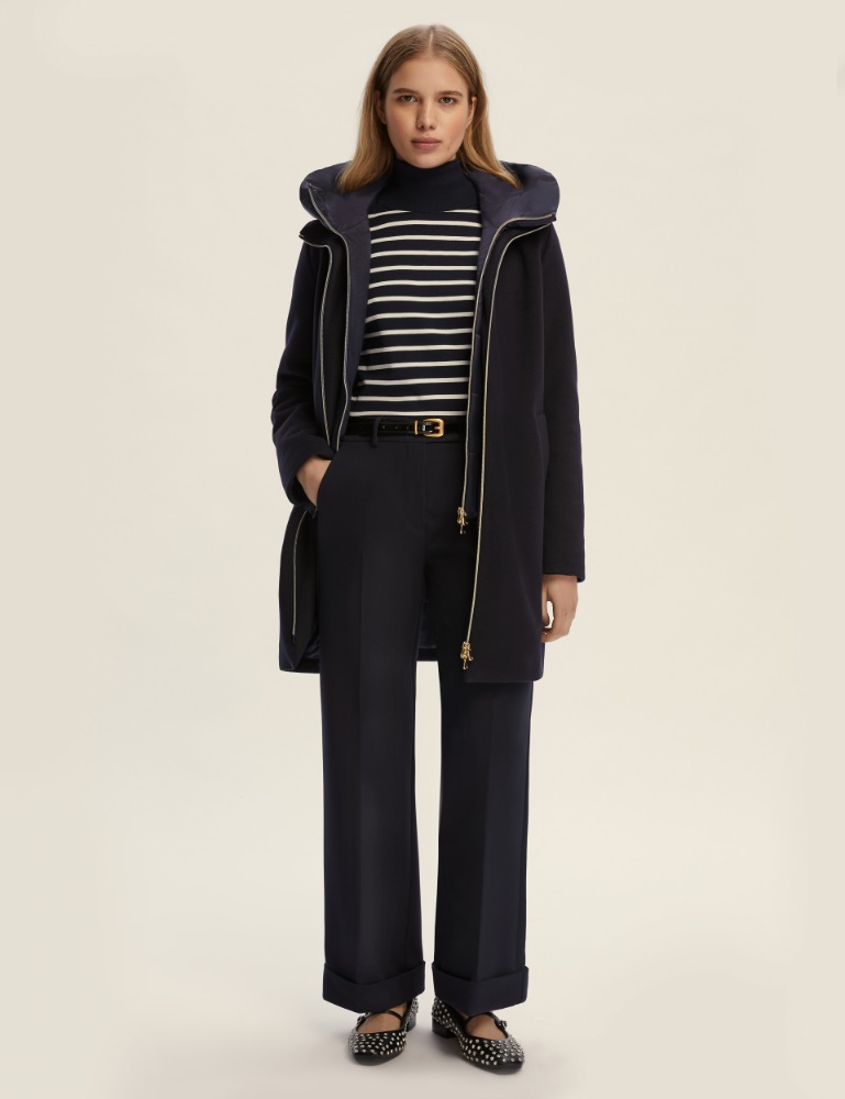 Maglia in viscosa stretch - BLU