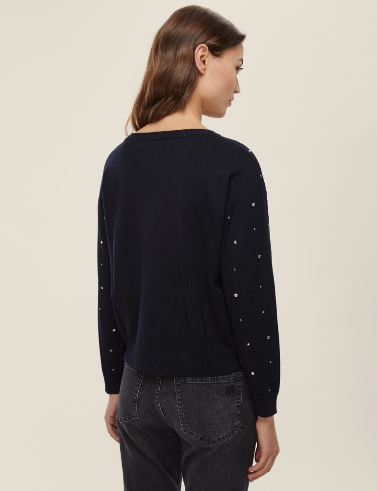 Oversized crystal sweater - Emme - 3