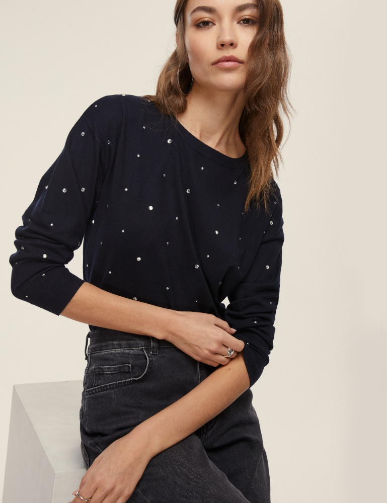 Oversized crystal sweater - Emme