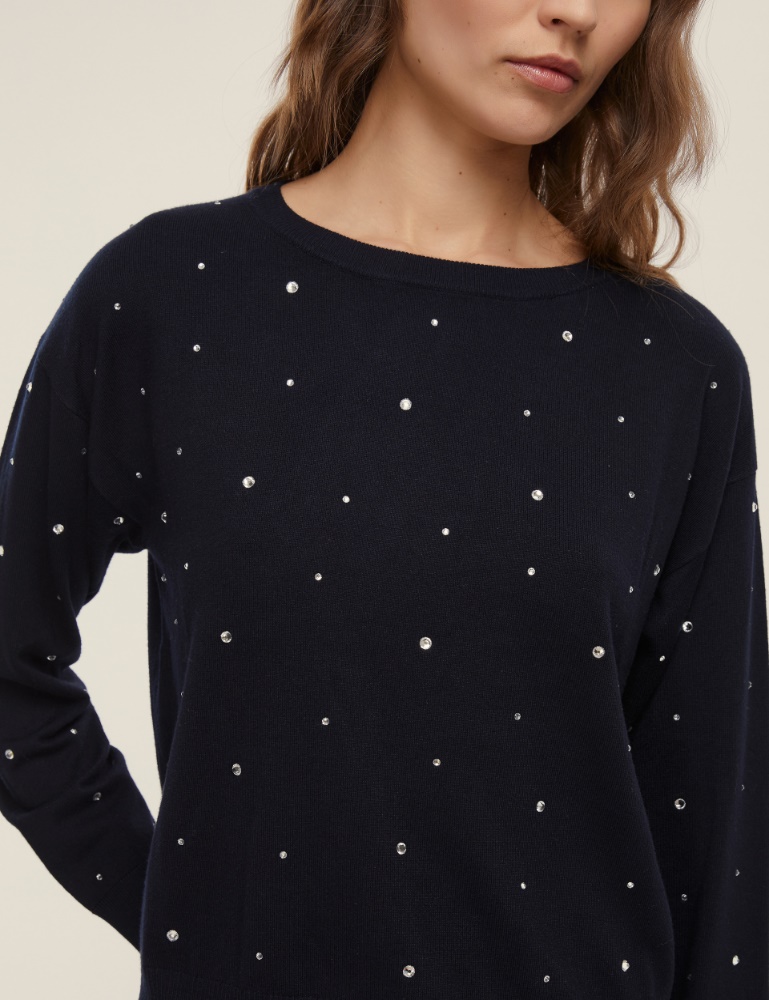 Oversized crystal sweater - Emme - 4