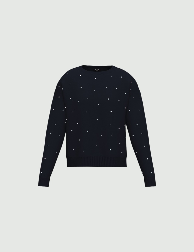 Oversized crystal sweater - Emme - 5