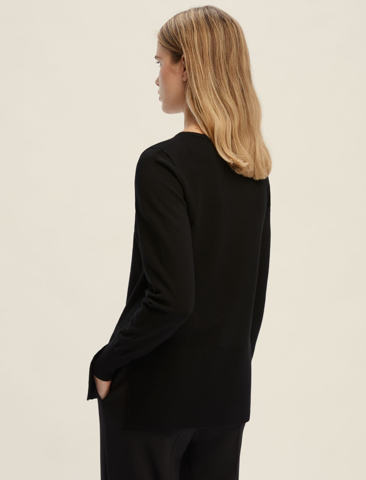 Maglia svasata - NERO - Emme - 2