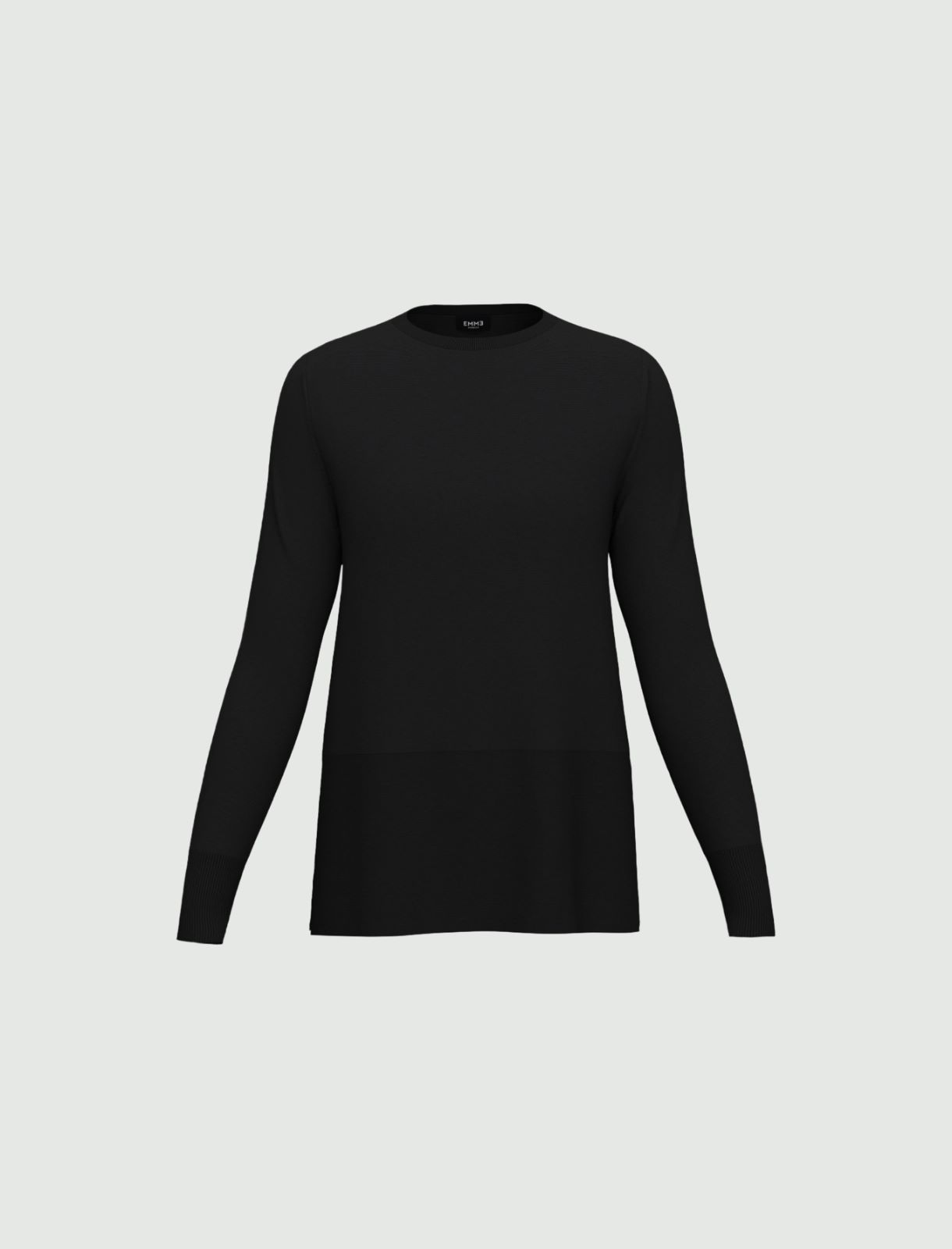 Maglia svasata - NERO - Emme - 5