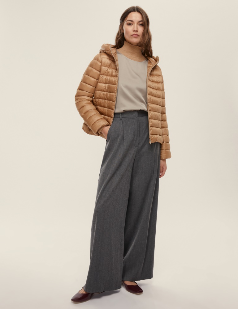Cashmere-blend funnel-neck sweater - Emme - 2