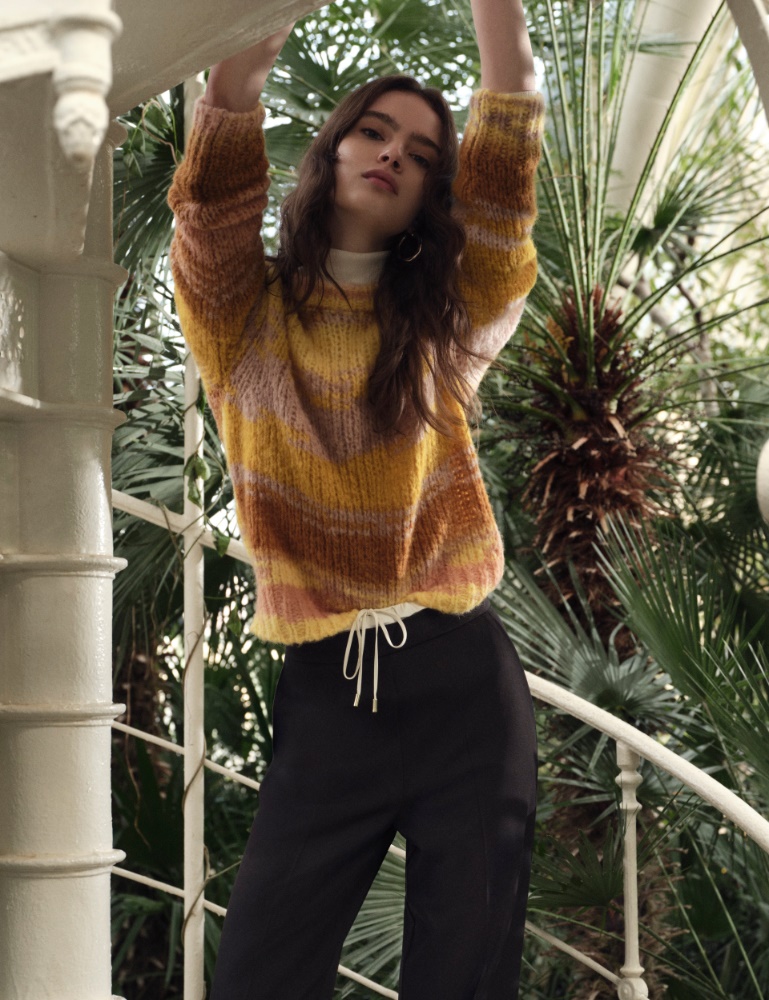 Multicoloured-yarn sweater - Emme - 5