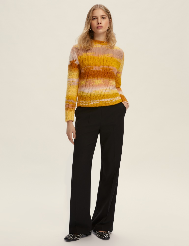 Multicoloured-yarn sweater - Emme - 2