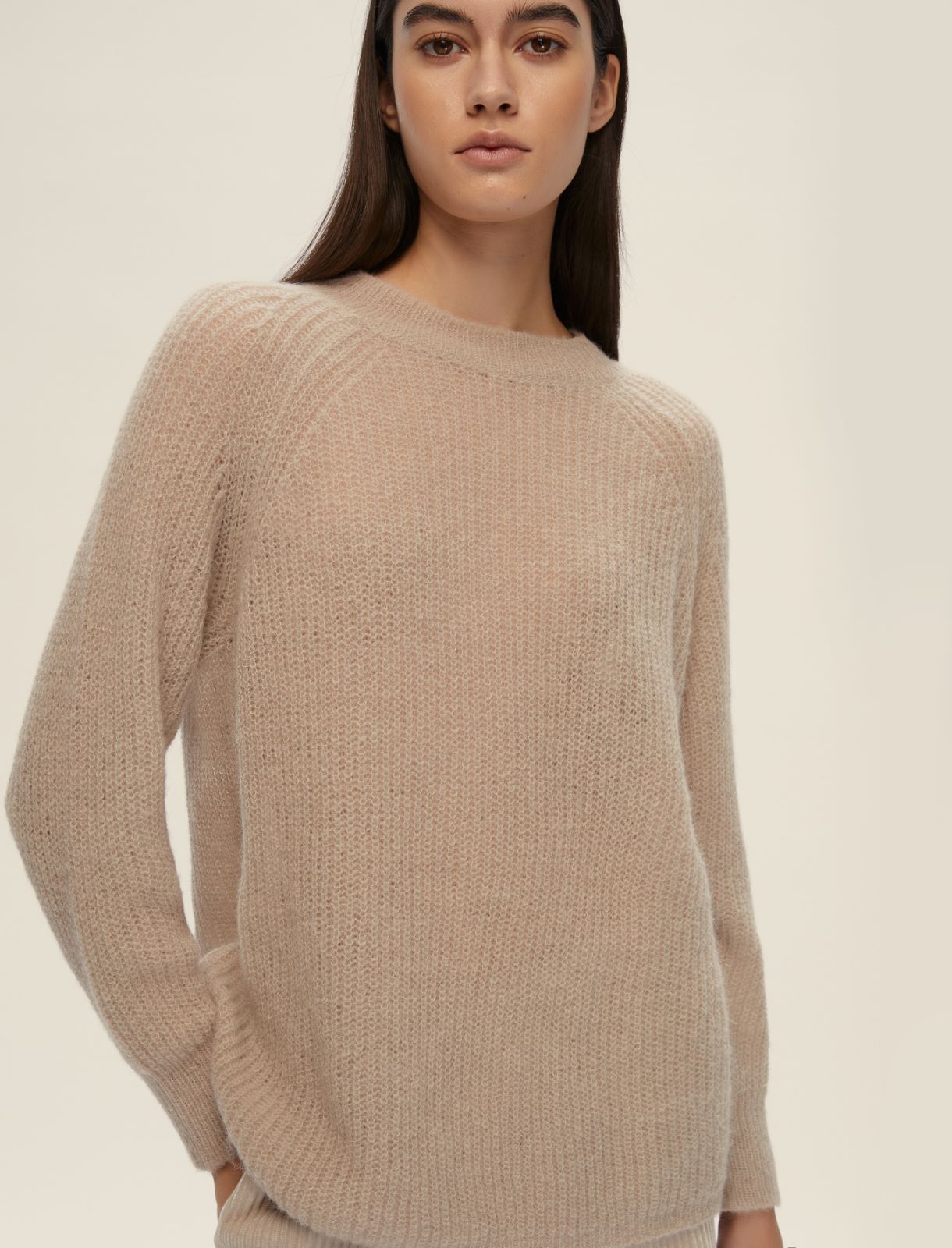Maglia in misto alpaca - ECRU` - Emme - 4