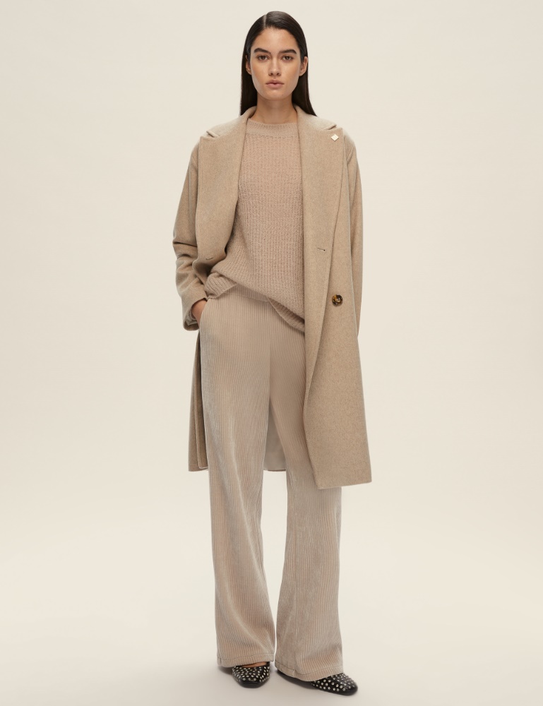 Maglia in misto alpaca - ECRU`