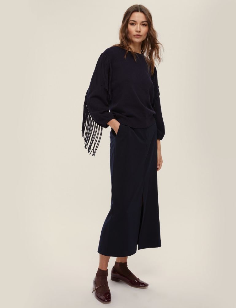 Oversized fringed sweater - Emme - 2