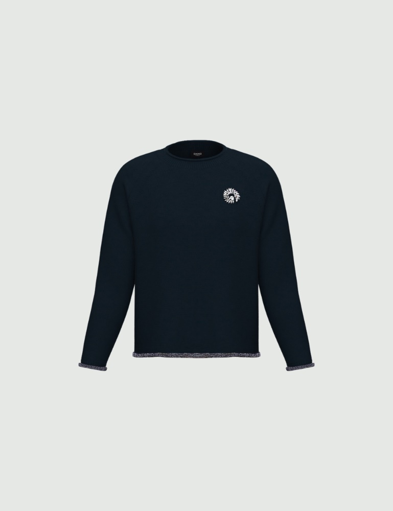 Lurex-embellished flared sweater - Emme - 5