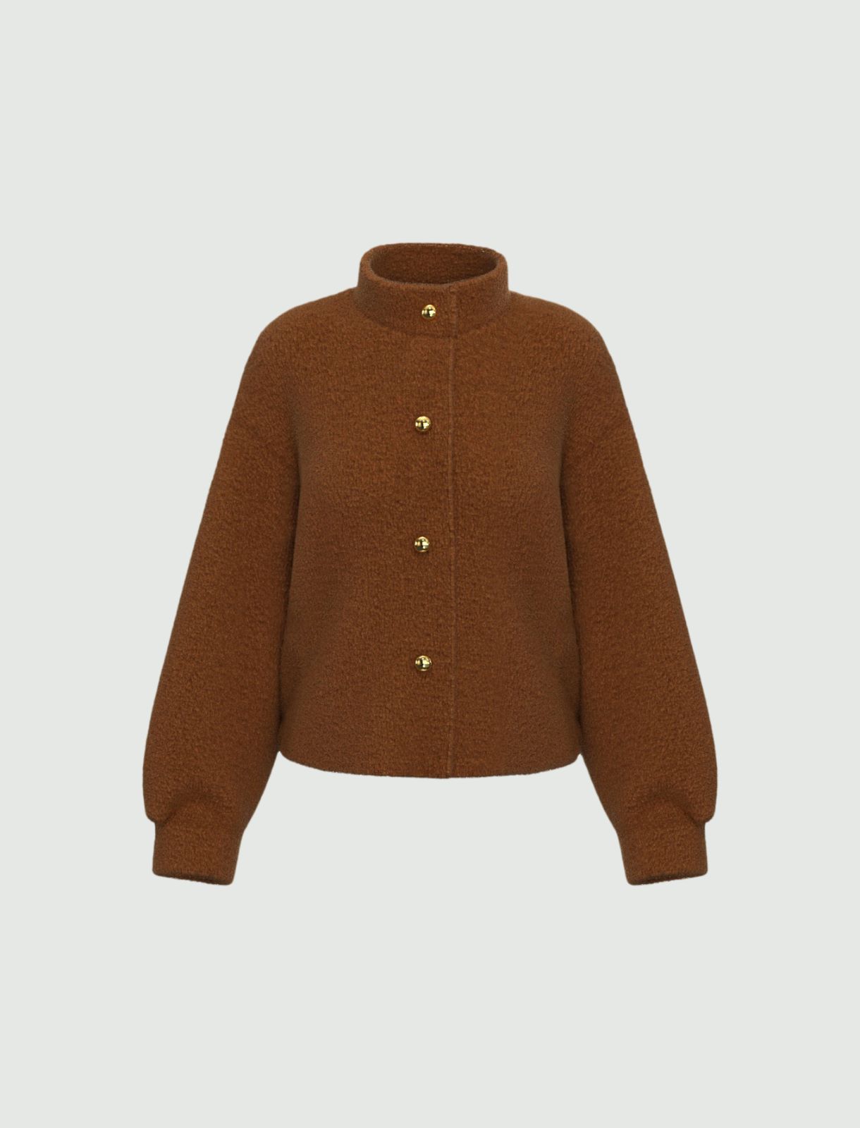 Reversible bomber jacket - COGNAC - Emme - 5