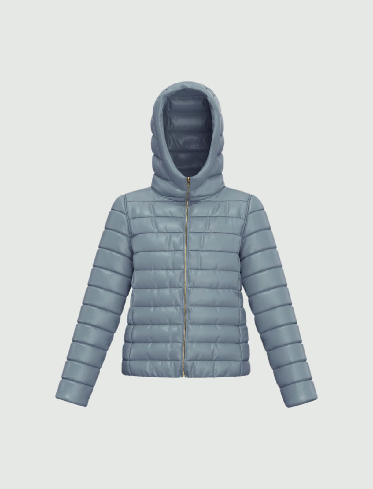 Water-repellent down jacket - LIGHT BLUE - Emme - 5