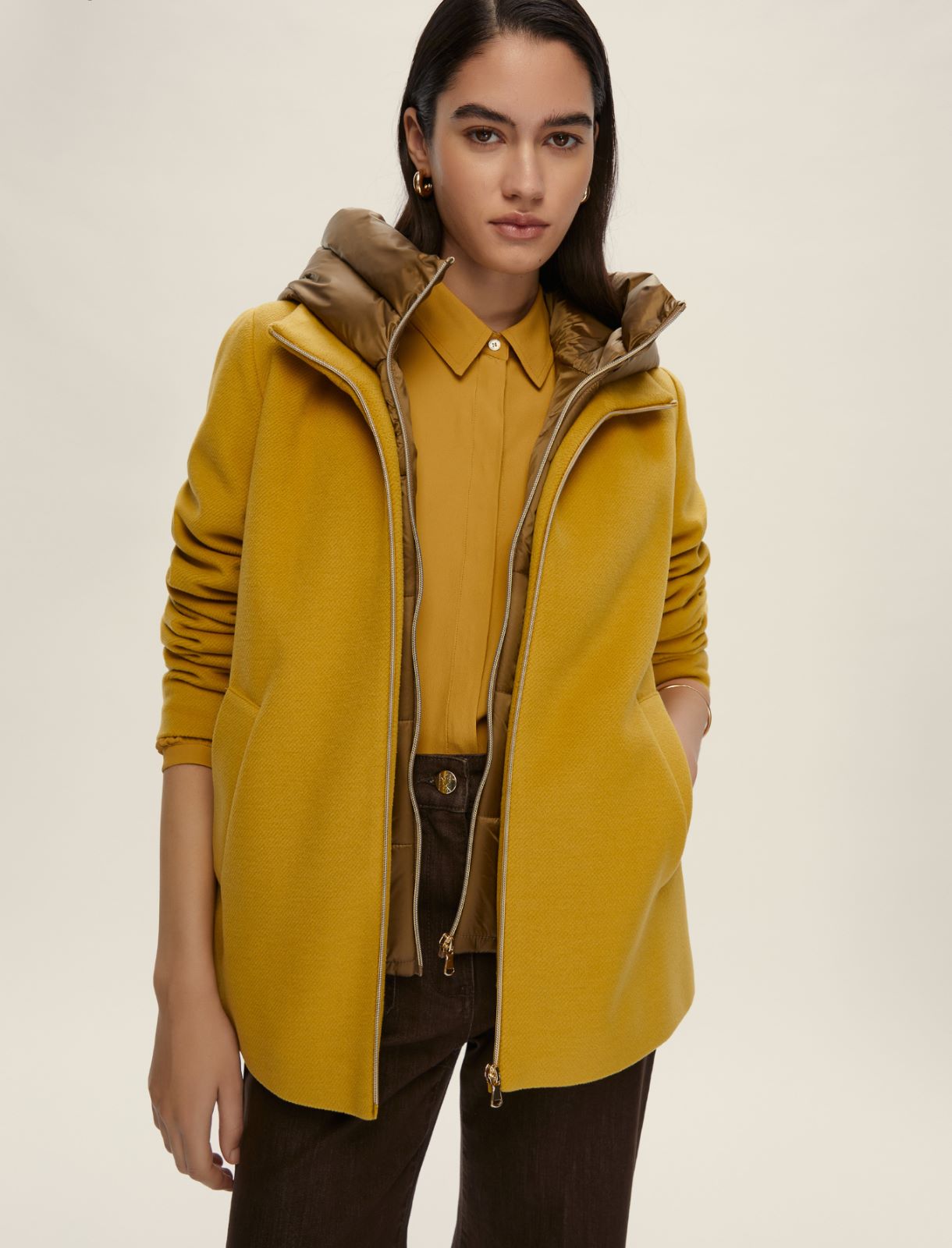 Giaccone imbottito in panno soft - OCRA - Emme - 3