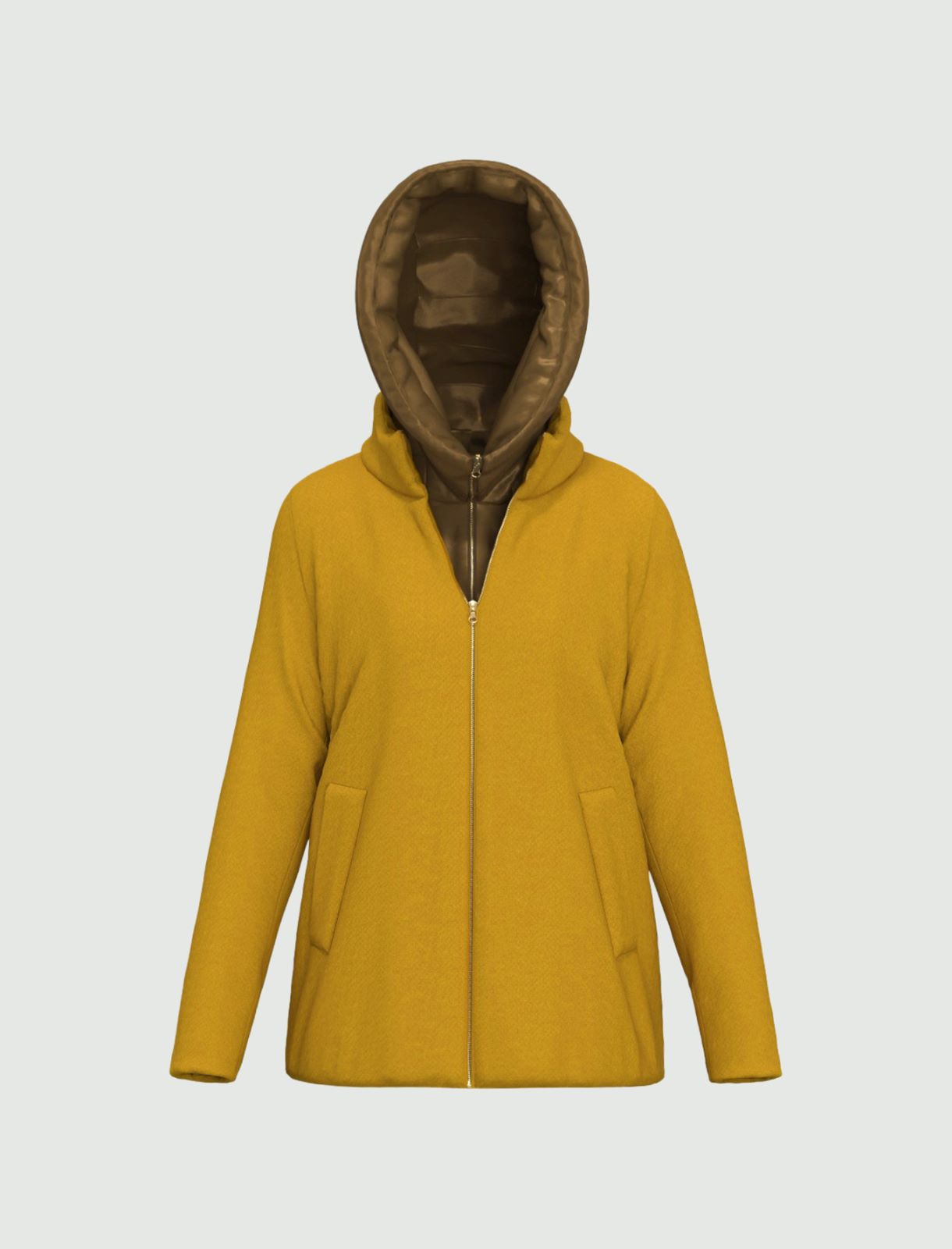 Giaccone imbottito in panno soft - OCRA - Emme - 5