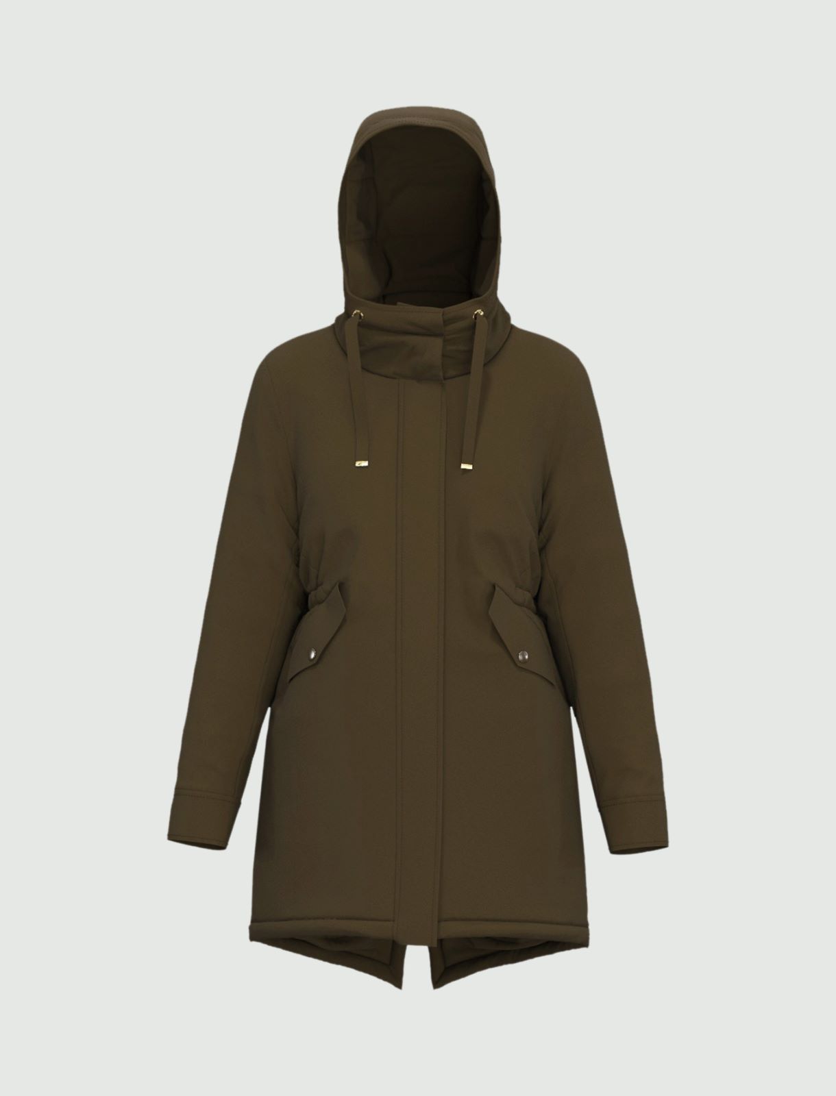 Parka de tafetán técnico - VERDE SOTOBOSQUE - Emme - 5