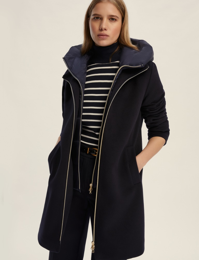 Chaquetón de paño suave acolchado - Emme