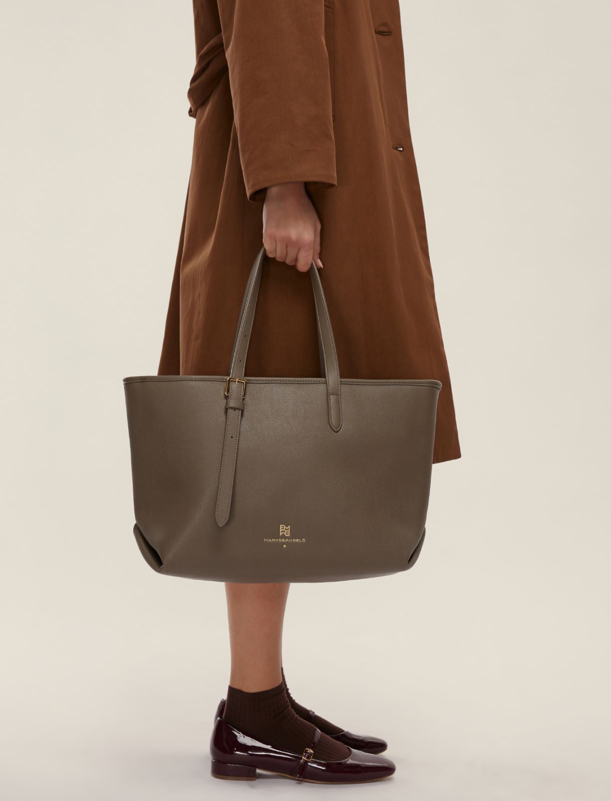 Maxi shopping tote - DARK GREY - Emme