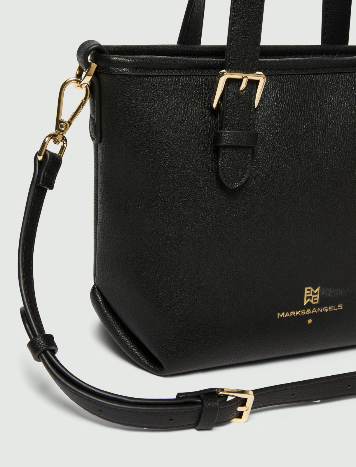 Mini shopping tote - BLACK - Emme - 3