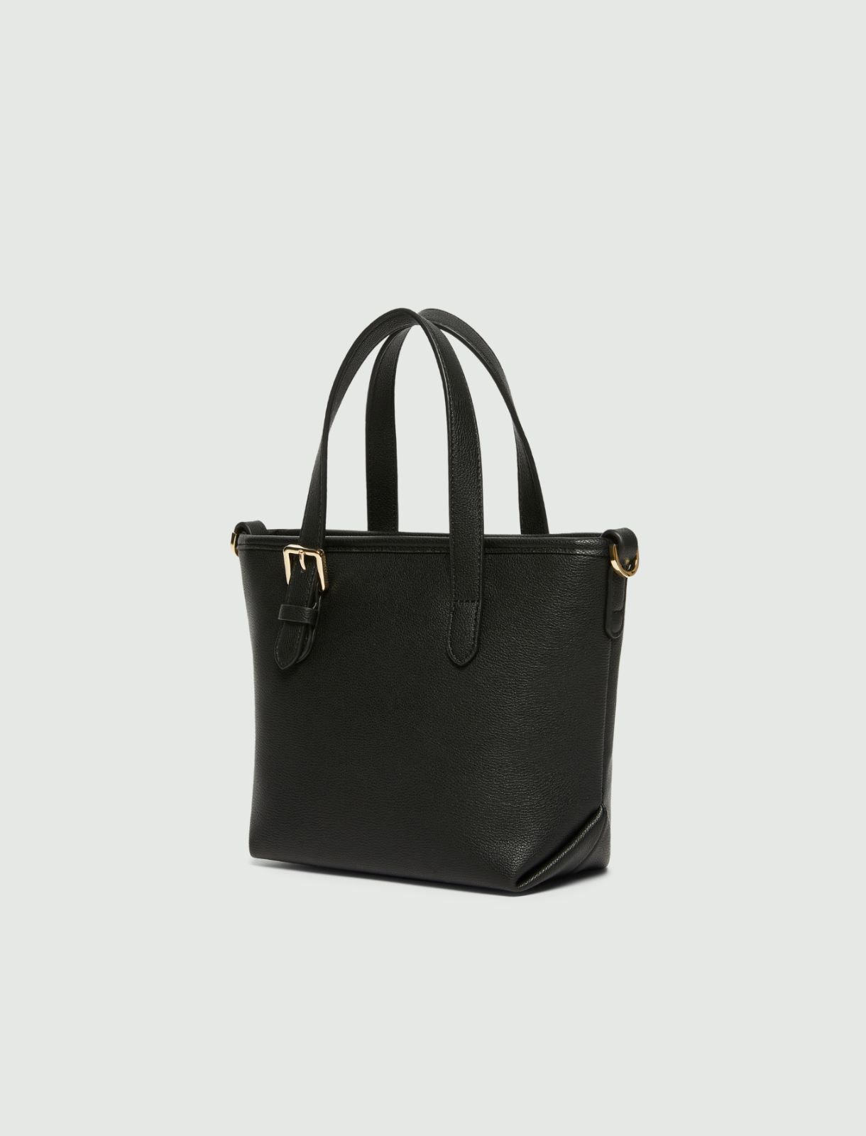 Mini shopping tote - BLACK - Emme - 5