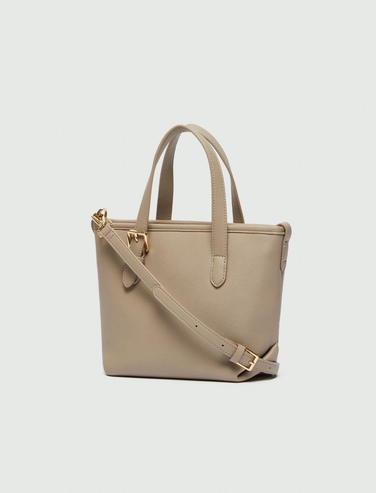 Mini shopping tote - LIGHT GREY - Emme - 5