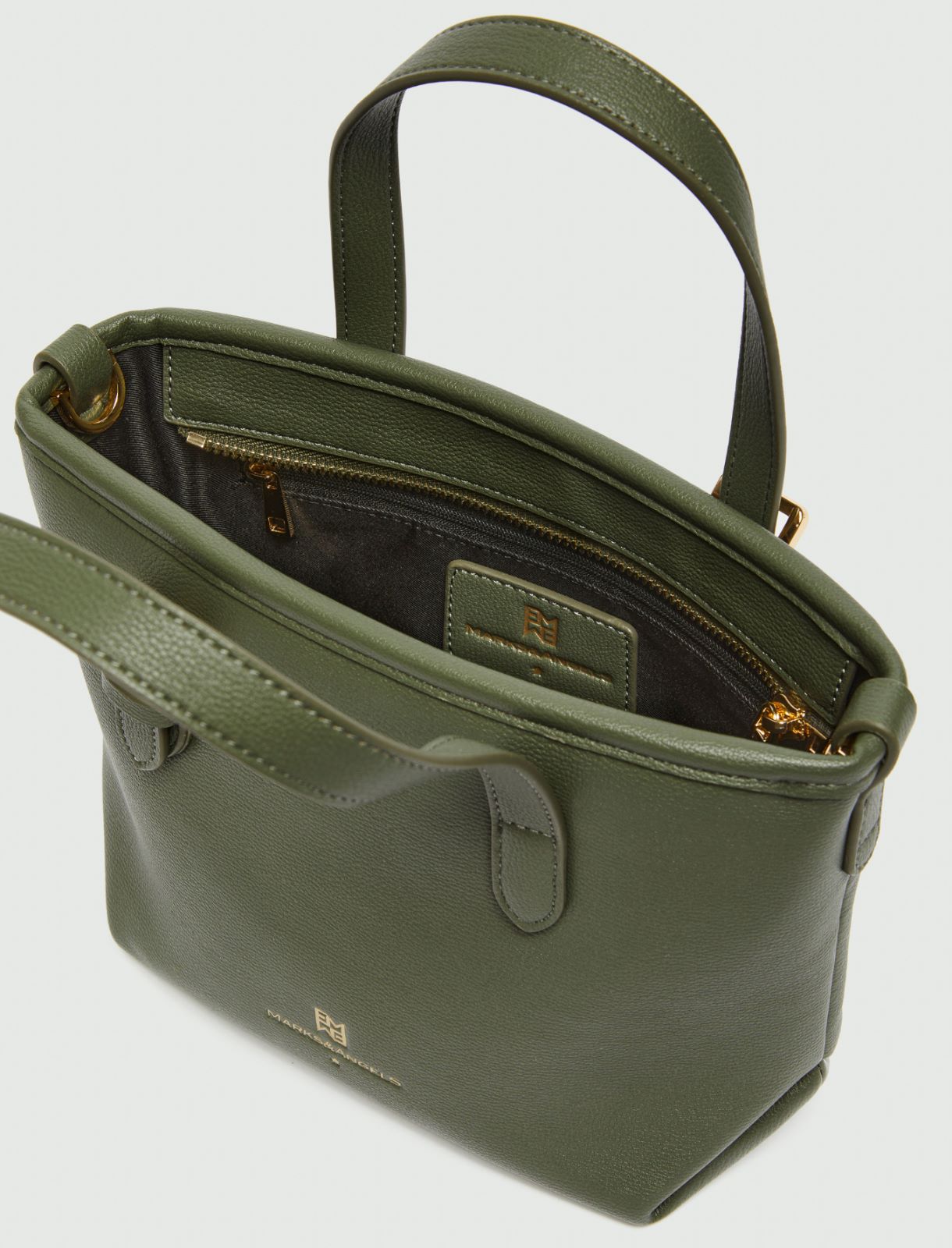 Mini shopping tote - MILITARY GREEN - Emme - 4