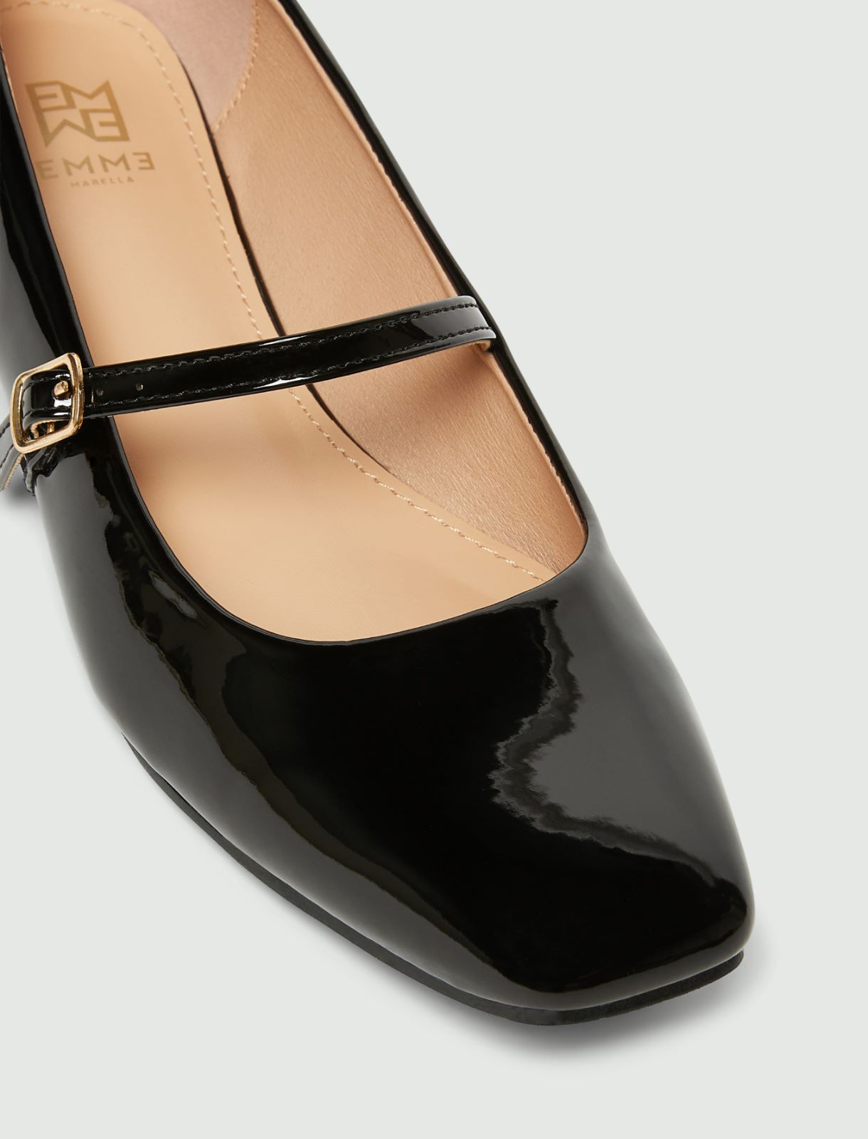 Patent leather ballet flats - BLACK - Emme - 4