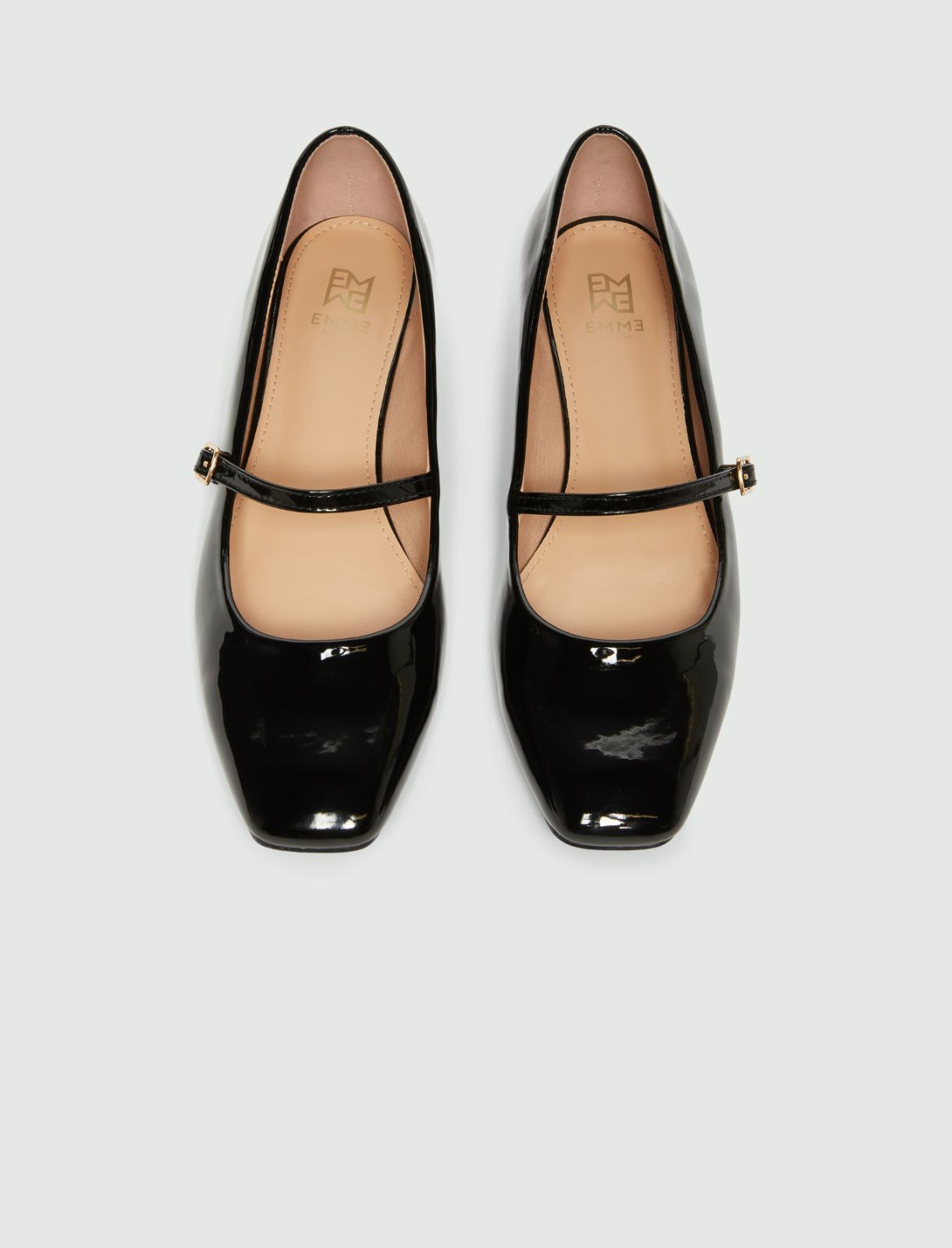 Patent leather ballet flats - BLACK - Emme - 5