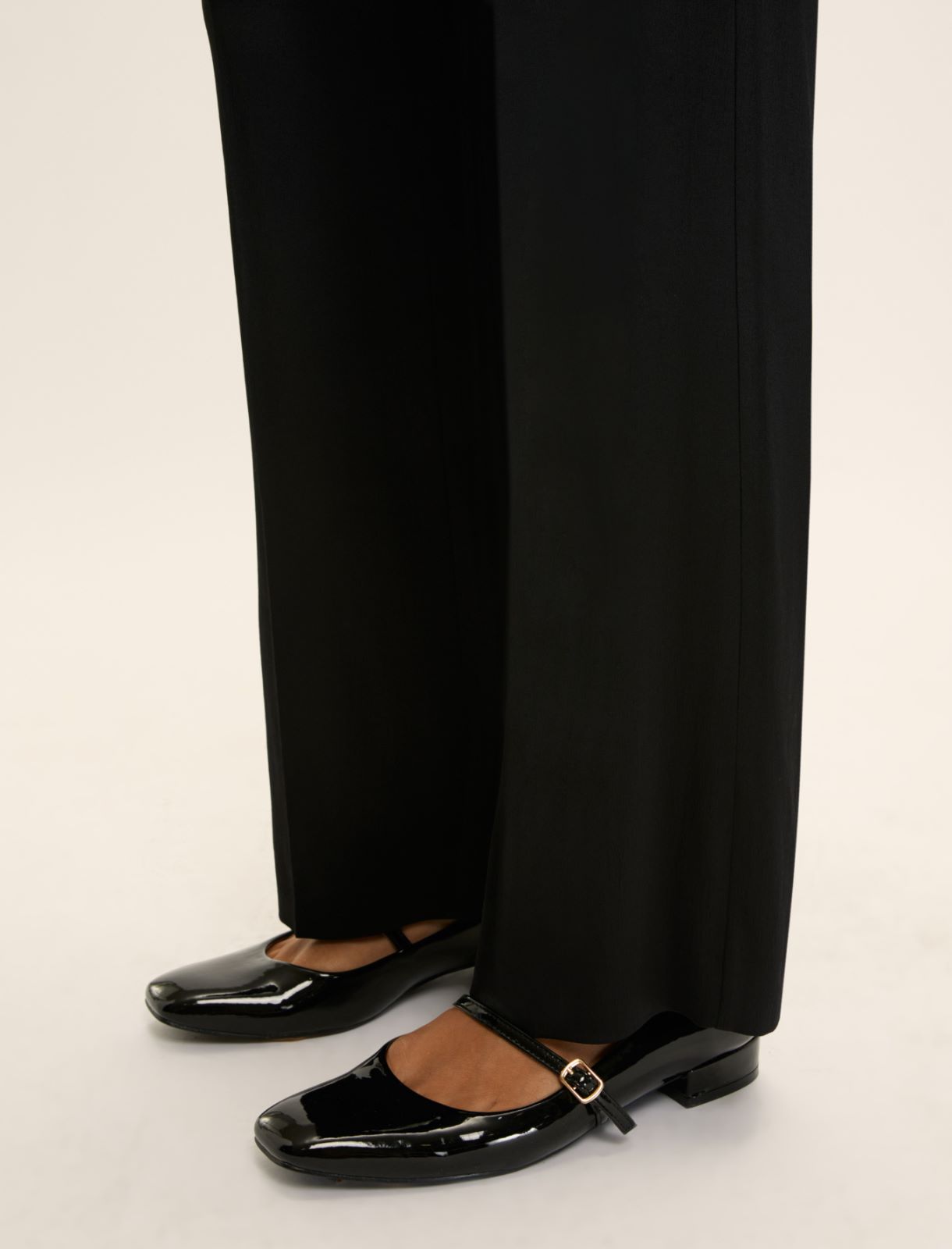 Ballerine in vernice - NERO - Emme