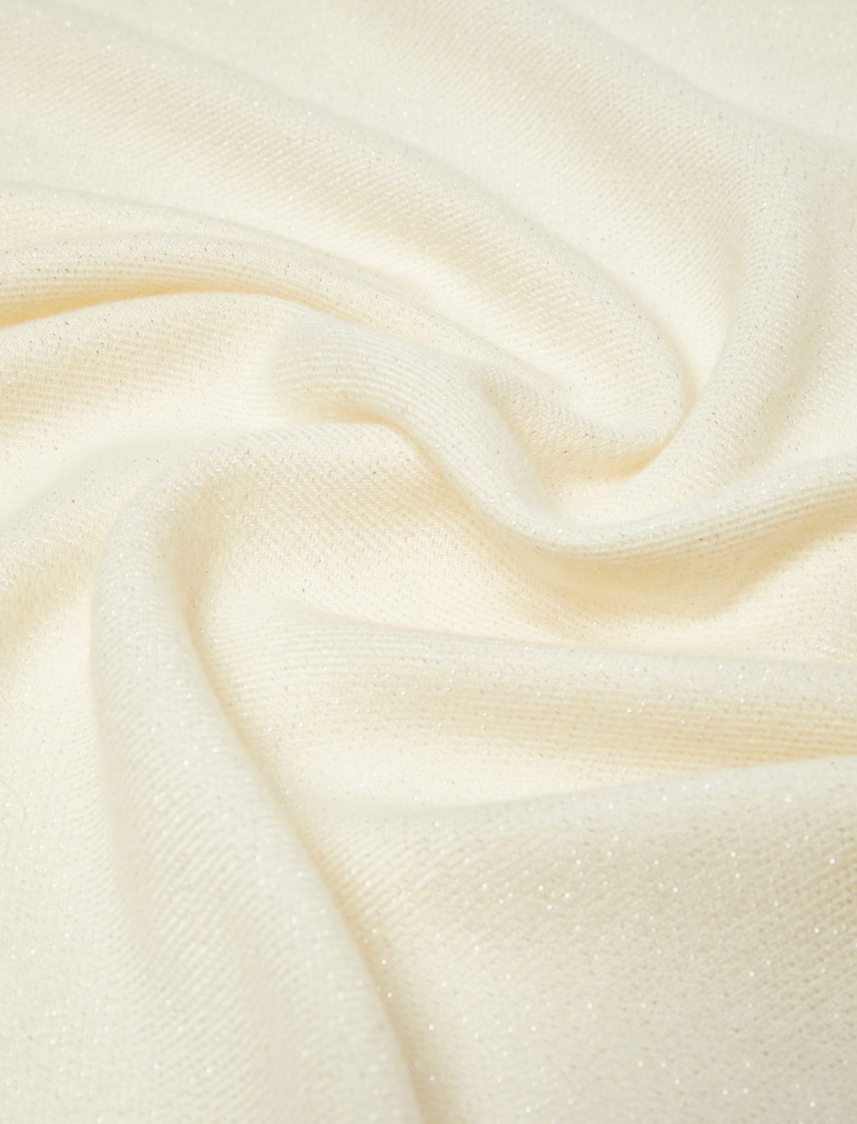 Lurex yarn stole - IVORY - Emme - 3