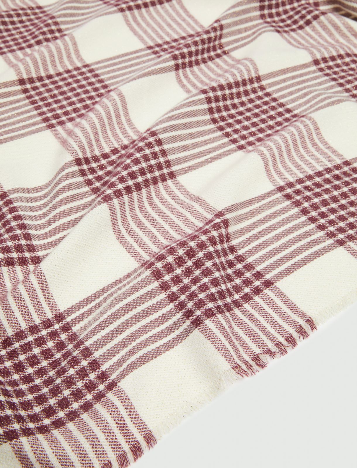 Lurex yarn stole - CYCLAMEN - Emme - 3
