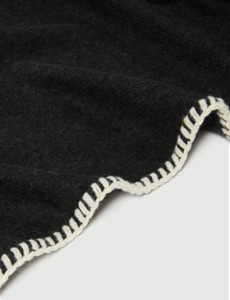Fringed poncho - Emme - 2