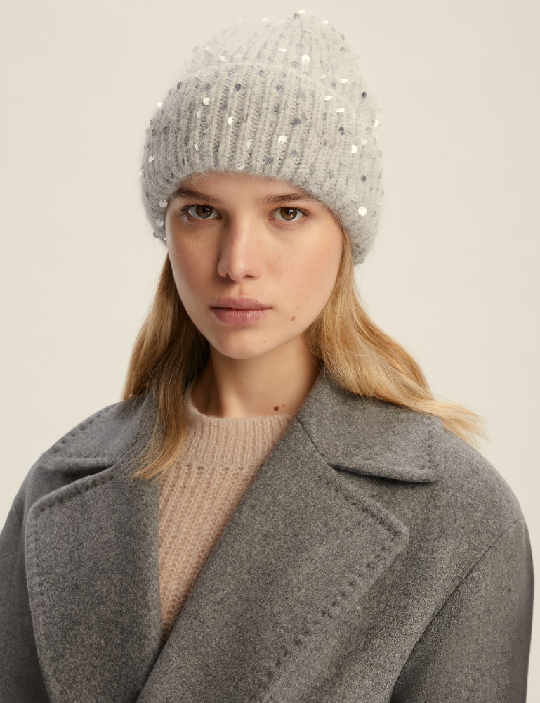 Cappello in maglia - GRIGIO CHIARO