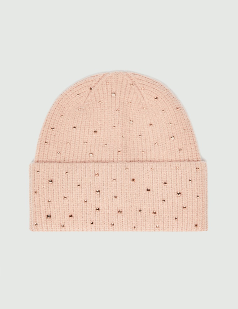 Gorro adornado con pedrería y pompón - Emme - 2