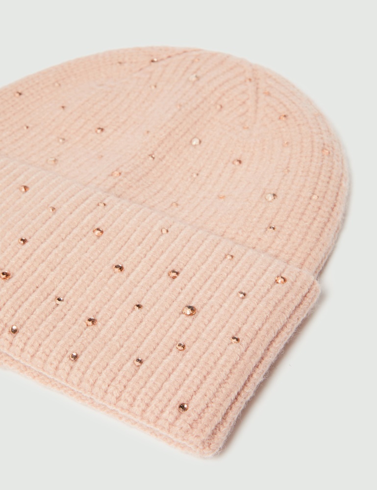 Gorro adornado con pedrería y pompón - Emme - 3