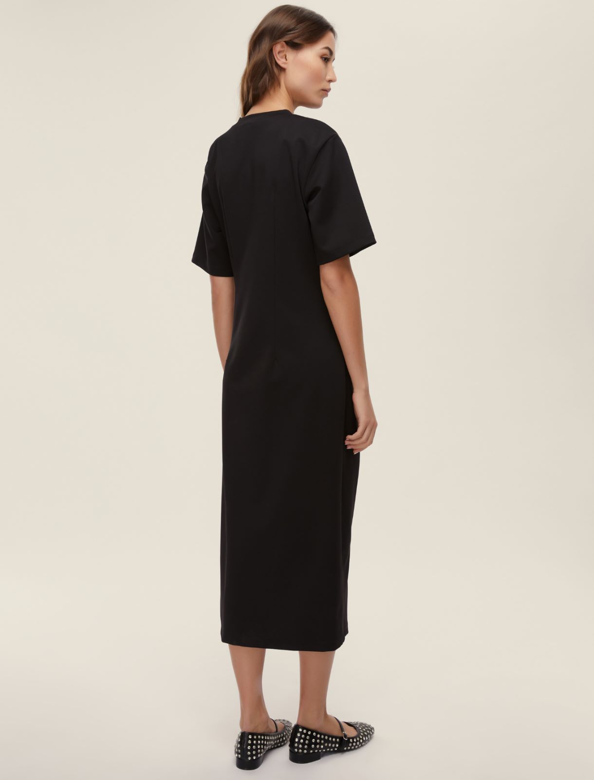 Abito in jersey stretch - NERO - Emme - 2