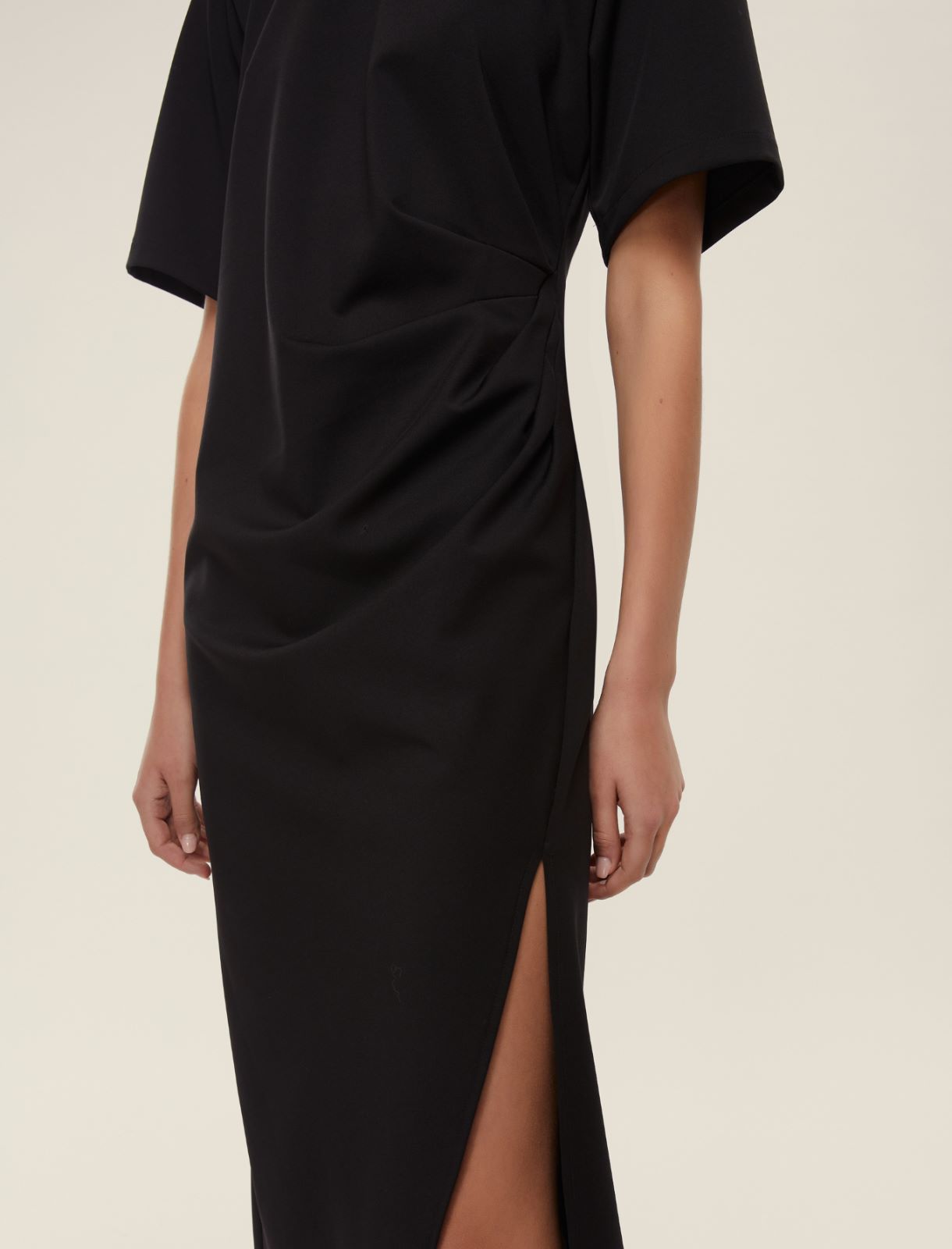 Abito in jersey stretch - NERO - Emme - 4