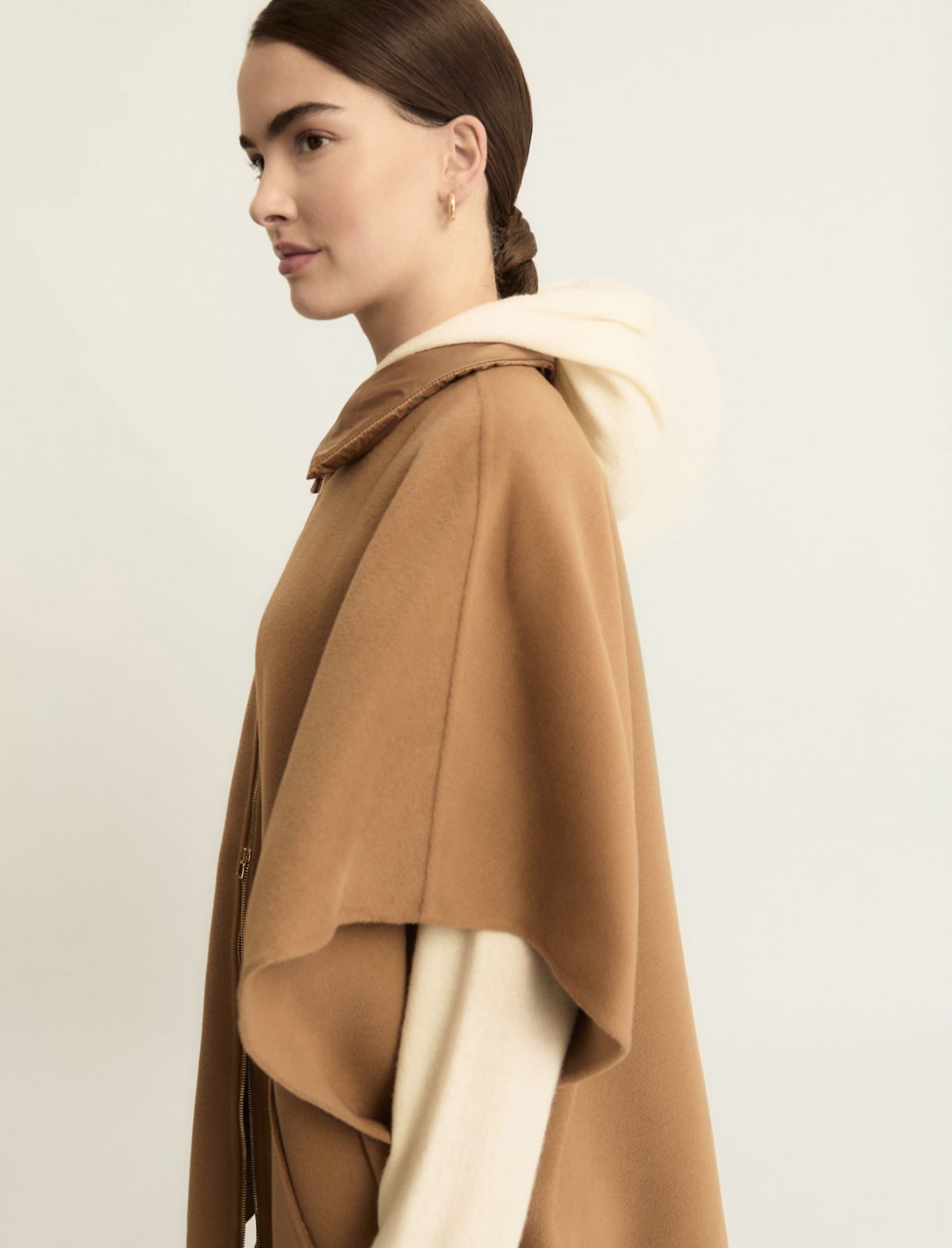 Mantella con carré imbottito - CAMMELLO - Emme - 5