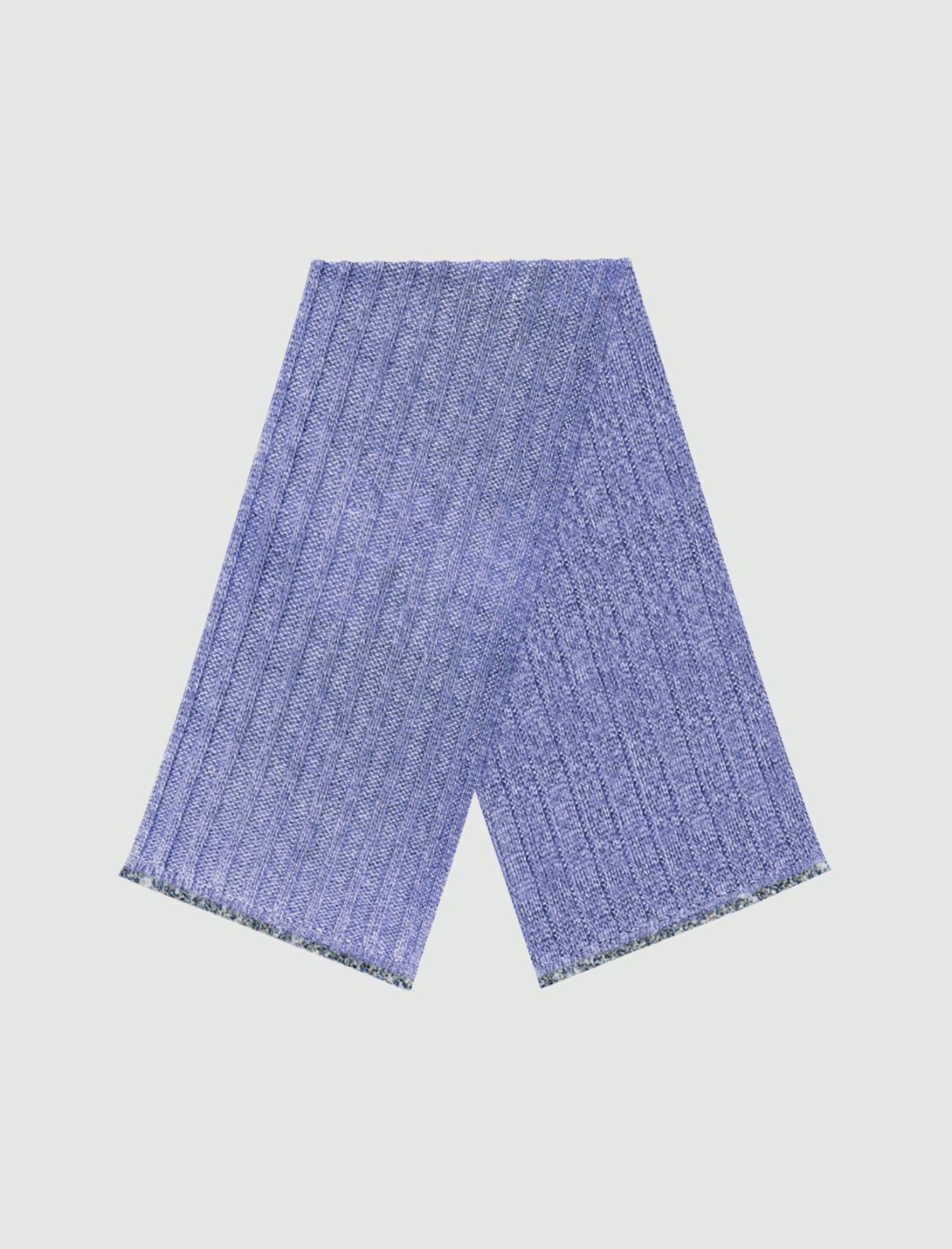 Sciarpa soffice in misto lana e lurex - AZZURRO - Emme - 2