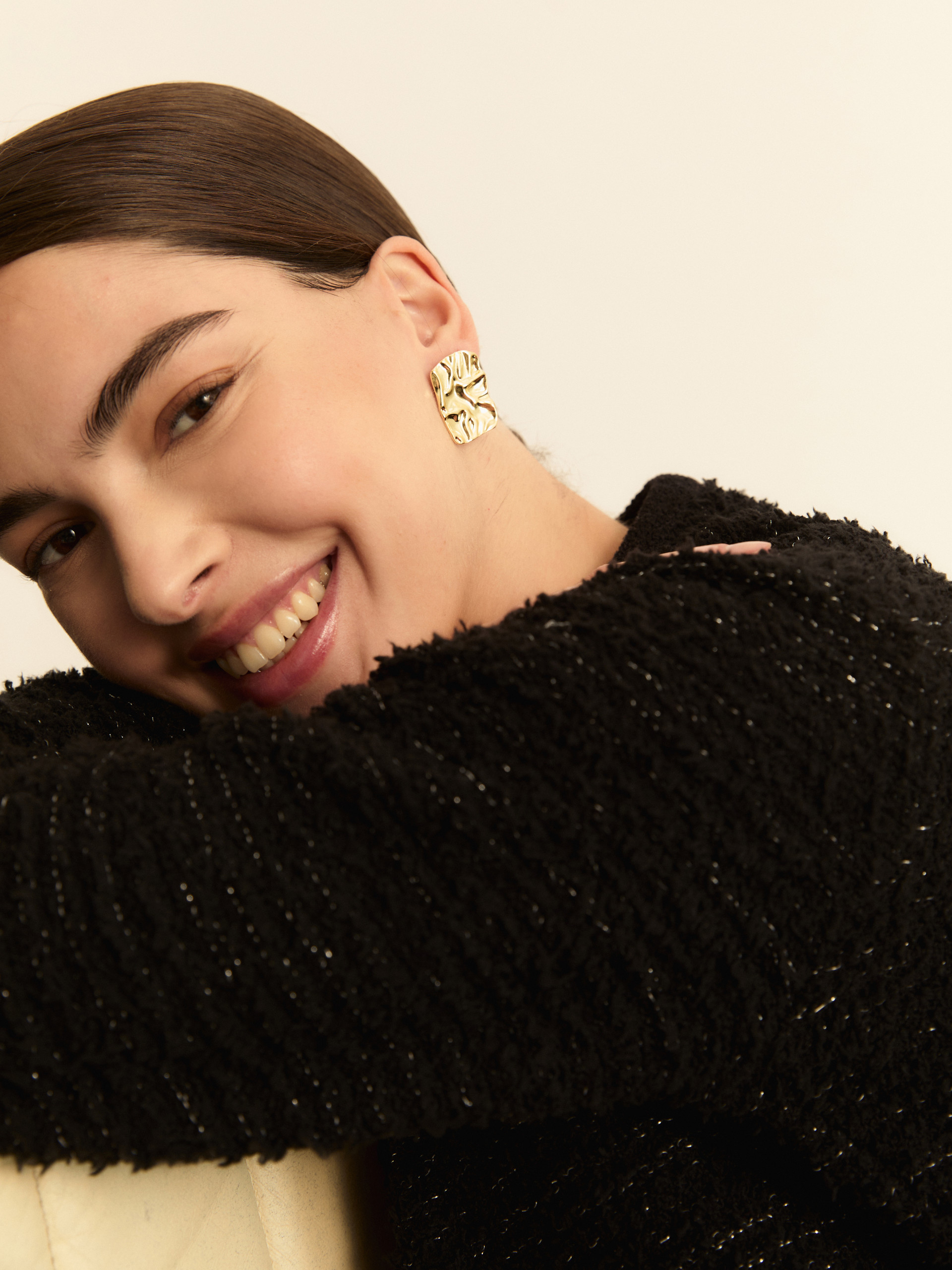 Golden earrings - GOLD - Emme - 1