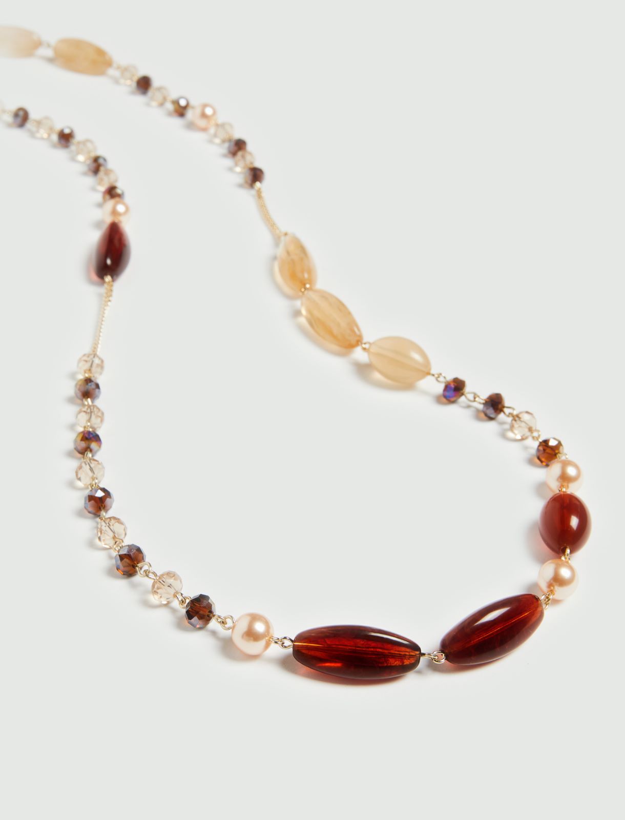 Collar largo de cristales - ORO - Emme - 3
