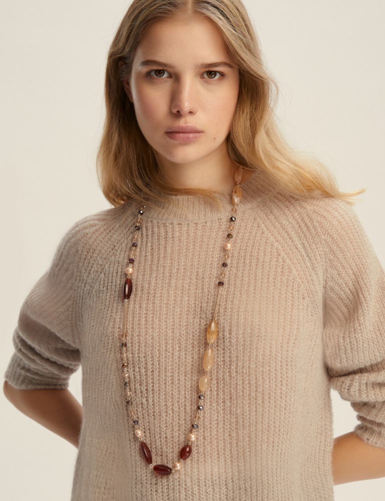 Collar largo de cristales - Emme