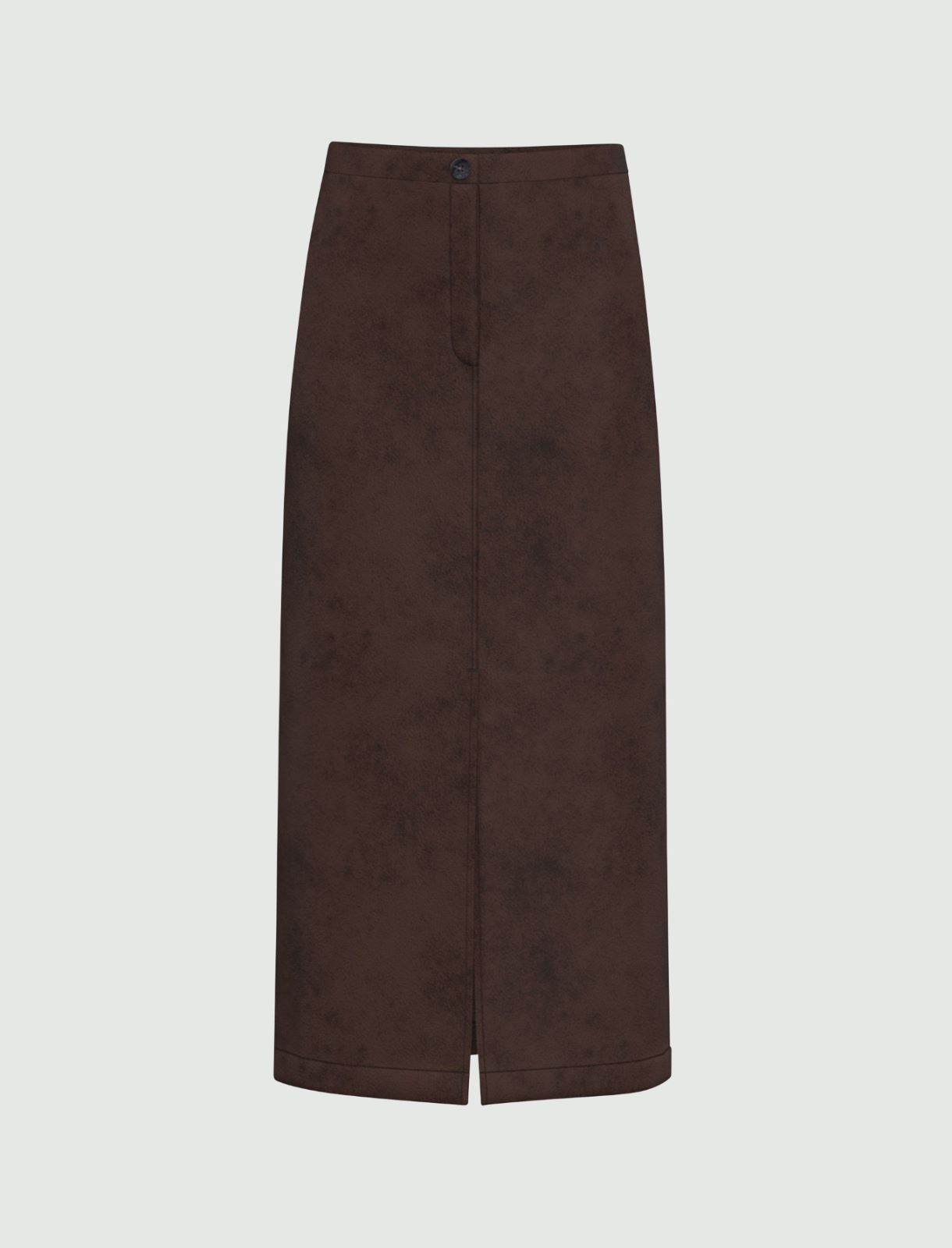 Stretch pencil skirt - DARK BROWN - Emme - 5