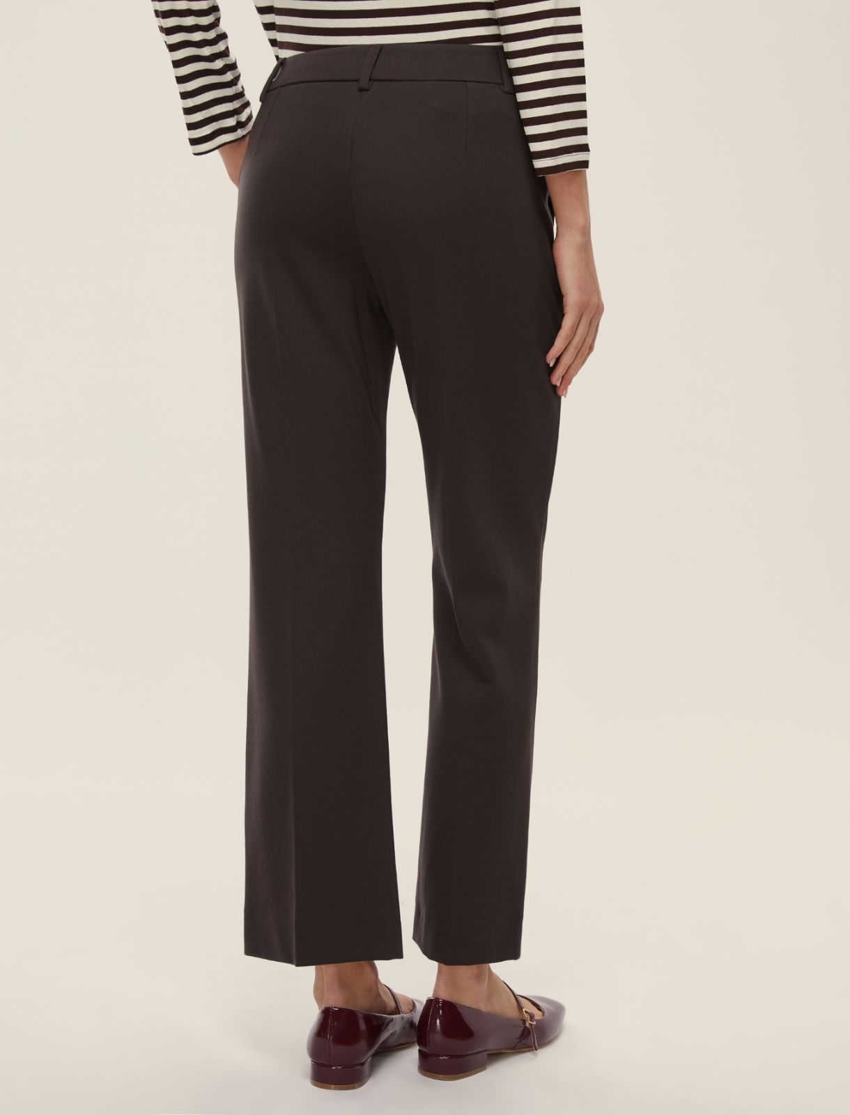 Pantalone dritto in jersey - TESTA DI MORO - Emme - 2