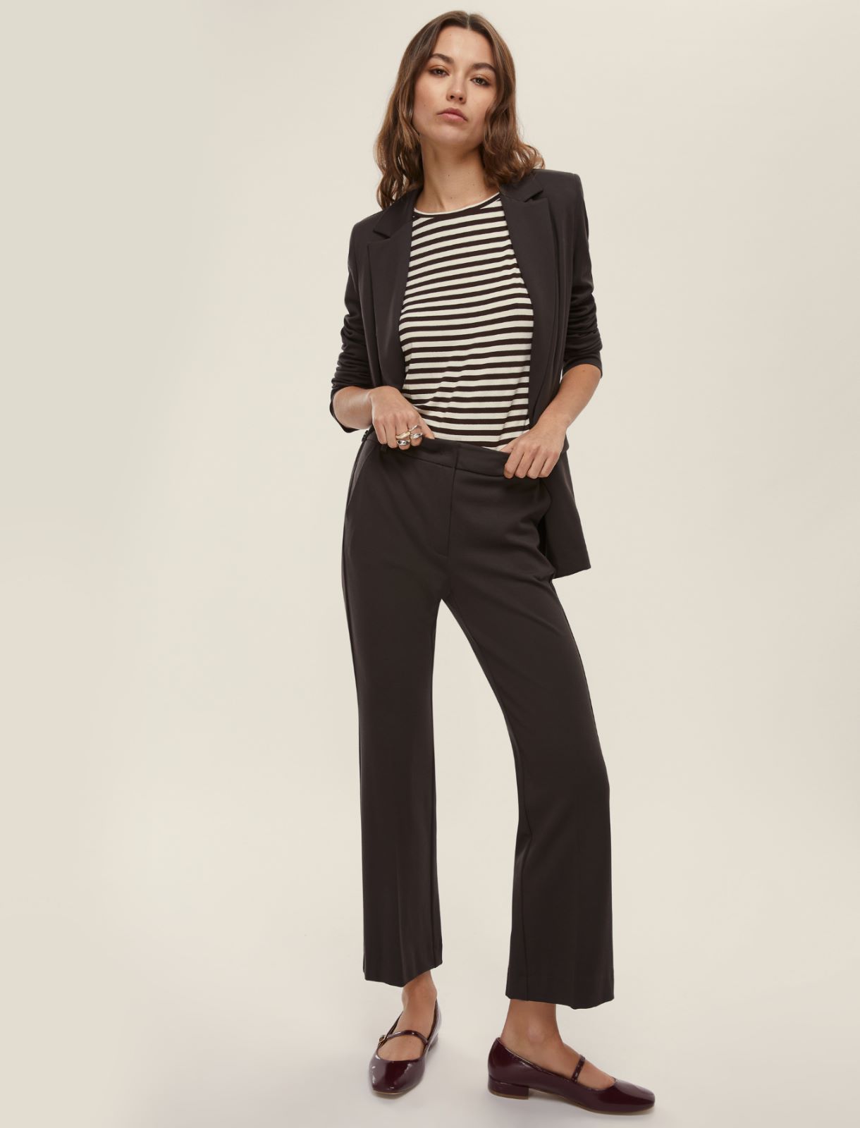 Pantalone dritto in jersey - TESTA DI MORO - Emme - 3