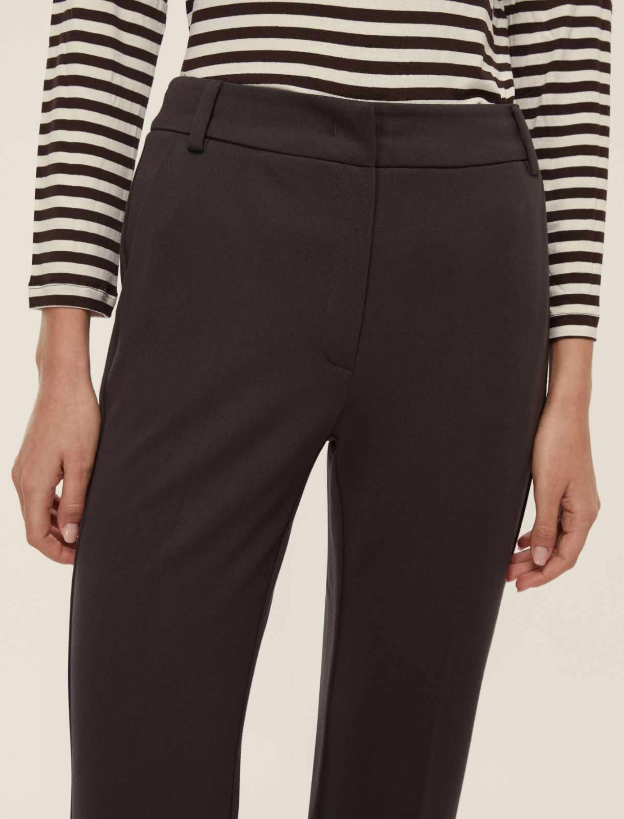 Pantalone dritto in jersey - TESTA DI MORO - Emme - 4