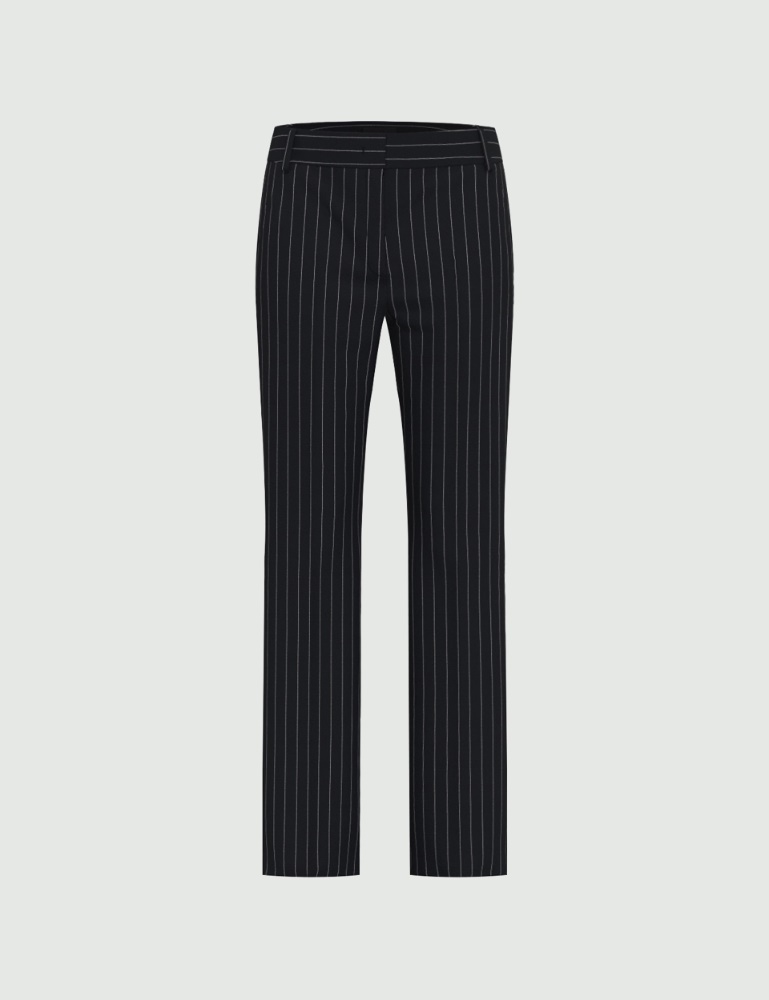 Pantalone gessato flare - Emme - 6