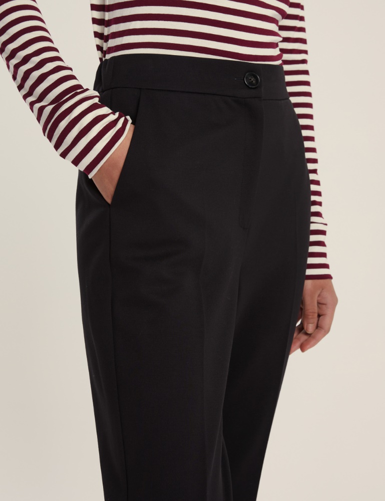 Pantalone a sigaretta in jersey - Emme - 4