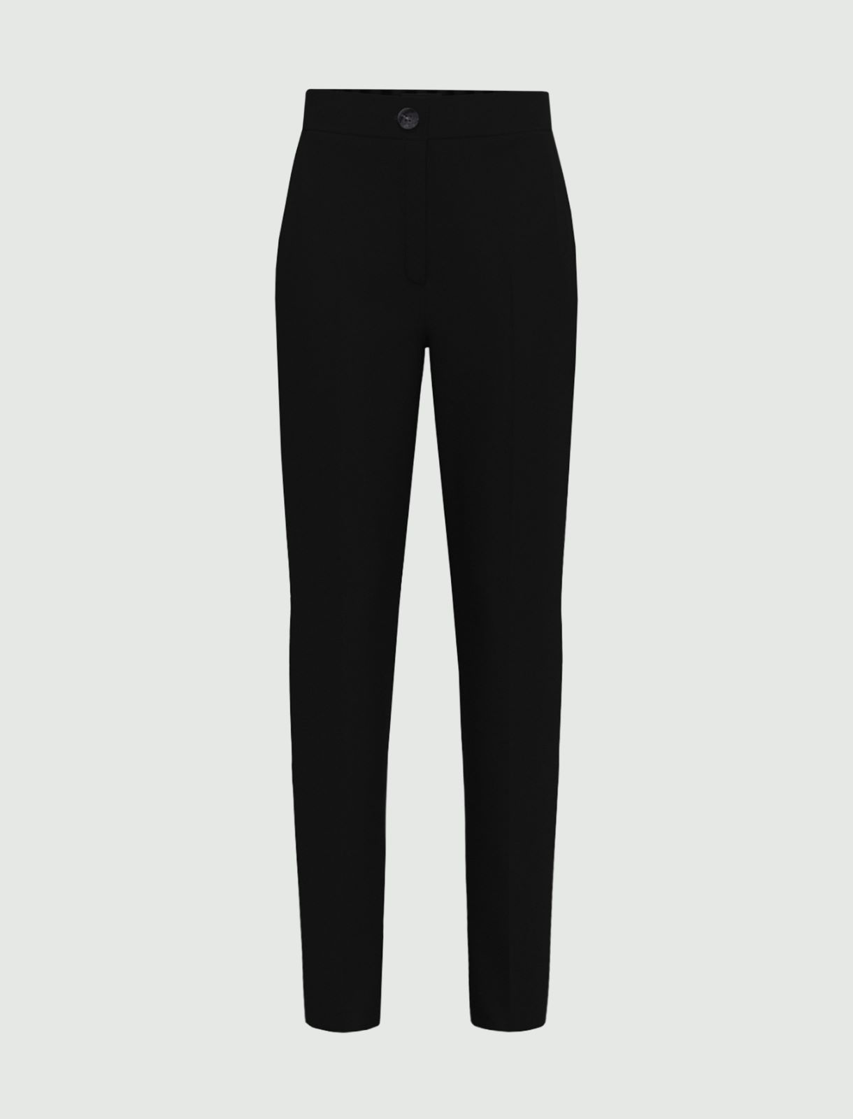 Pantalone a sigaretta in jersey - NERO - Emme - 5